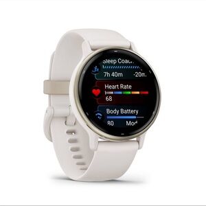 Garmin Vivoactive 5 Ivory and Cream Gold